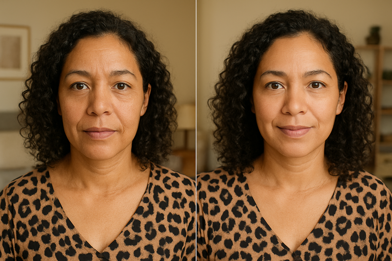 Resultado Antes e Depois do Transresveratrol